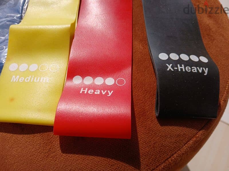 Fit Simplify Resistance Loop Exercise Bands Set - Multi Color 3