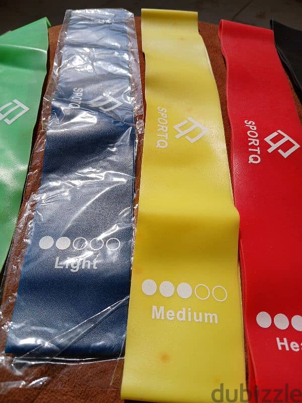 Fit Simplify Resistance Loop Exercise Bands Set - Multi Color 7