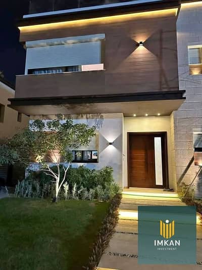 فيلا في أزار التجمع الخامس للبيع بالتقسيط panorama view رائع 428م للبيع - azaar new cairo - ازار