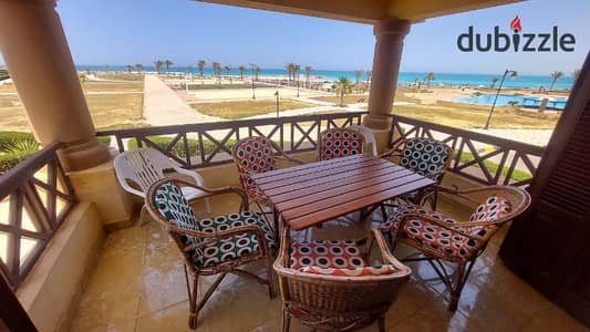 Lazorde bay first row chalet for rent at الساحل الشمالي العالمين