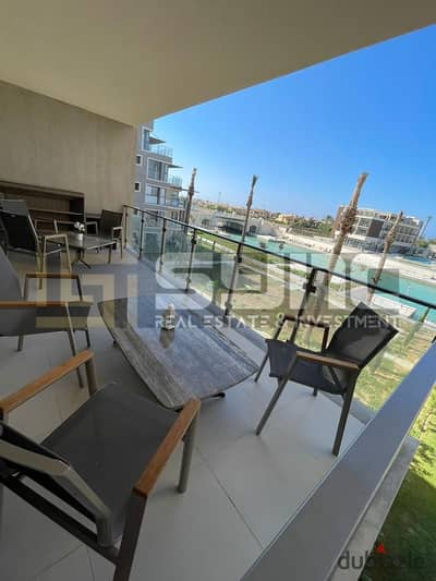 شاليه للبيع Marassi متشطب بالفرش و التكييفات مباشر على المارينا