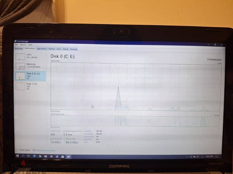 laptop compac 7