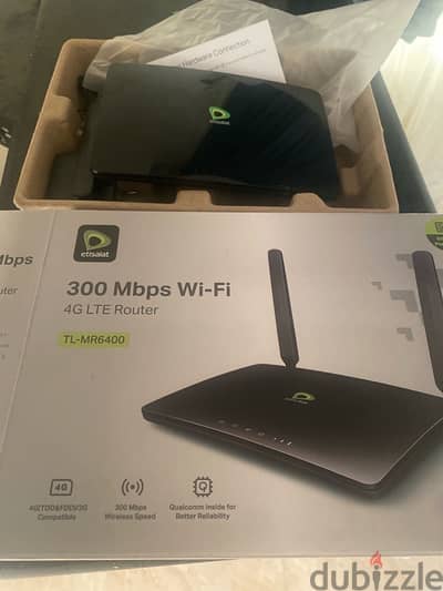 رواتر اتصالات 4G شريحه بحاله ممتازه