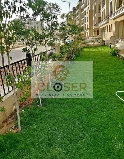Ground floor apartment with garden, 131 m, in Sarai Sur X Sur, with Madinaty