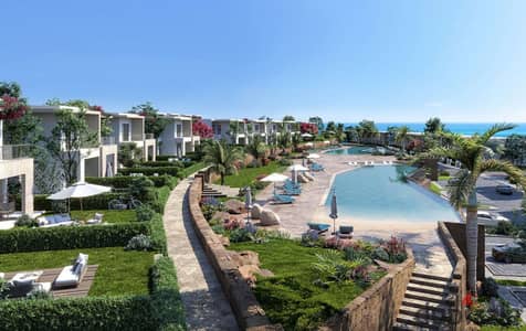 شاليه للبيع فى Seashore لشركه هايد بارك متشطب بالكامل