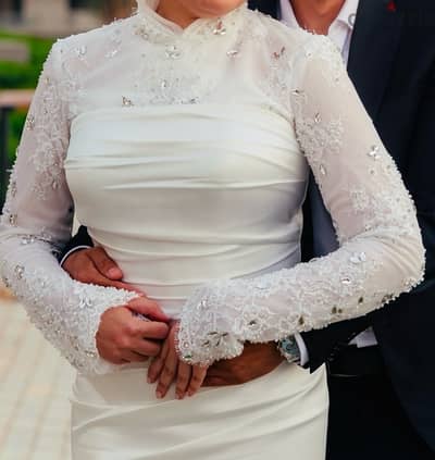 branded wedding dress