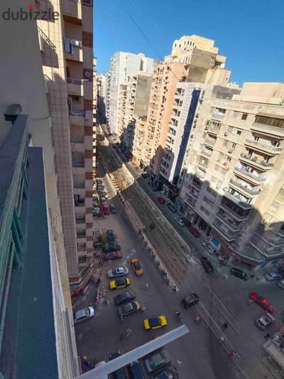 Furnished apartment for rent on Tharwat Ali Tram directly, area 200m, air-conditioned, luxury furnishing