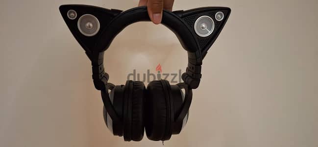 Headphones speakers with cats ears Bluetooth wireless