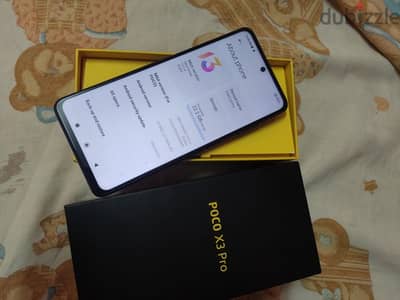 Xiaomi Poco x3 pro rom 256 ram 8 CPU snapdragon 860 fps 120 with box