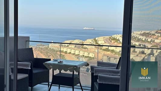شاليه للبيع متشطب بالكامل فيو مباشر علي البحر في  ll Monte Galala ومتاح تقسيط علي اطول فتره سداد وخصم علي الكاش في قريه جاهزه للمعاينه
