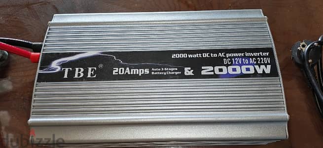 انفرتر للتخييم والرحلات 2000w- 12v-220v-20amp