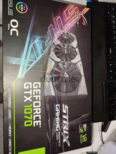 GTX 1070  8 GB بحالة جيدة جدا وبالكرتونة