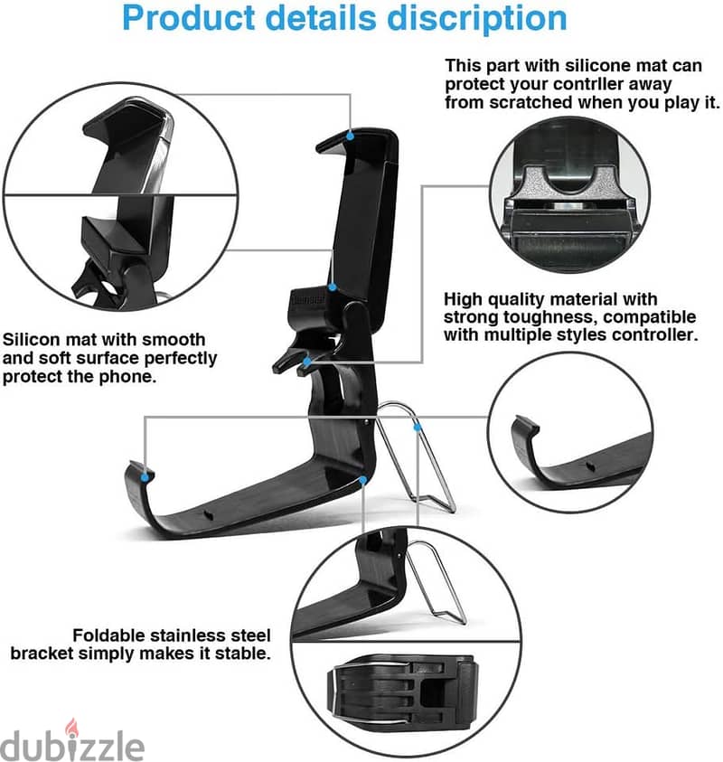 Dainself XBOX Controller Phone Mount/Mobile Gaming Clip 7
