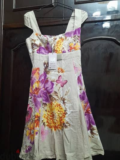 فستان كتان وارد تركيا Summer Dress