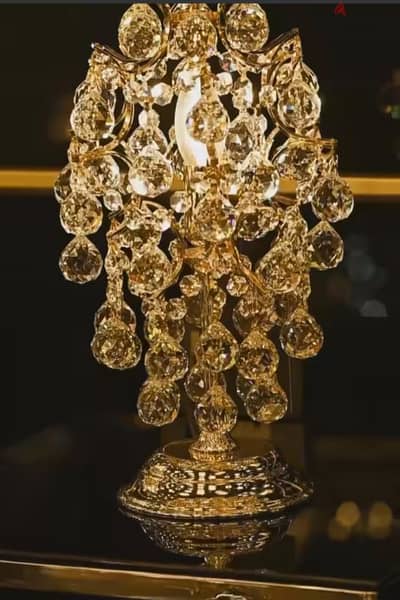 أباجورة كريستال عصفور Crystal Asfour