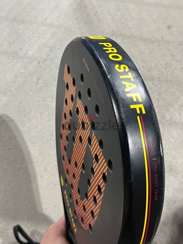 Wilson Pro staff team black Padel racket 2