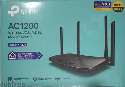 Tp Link archer VR300 راوتر جديد متبرشم بالسلوفانه