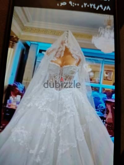 افخم فستان زفاف تحفه لوزن  55//75