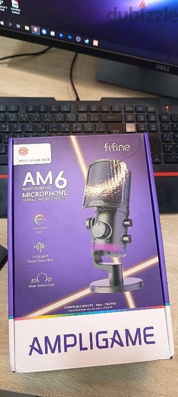 مايك جيمنج Fifine AM6 RGB