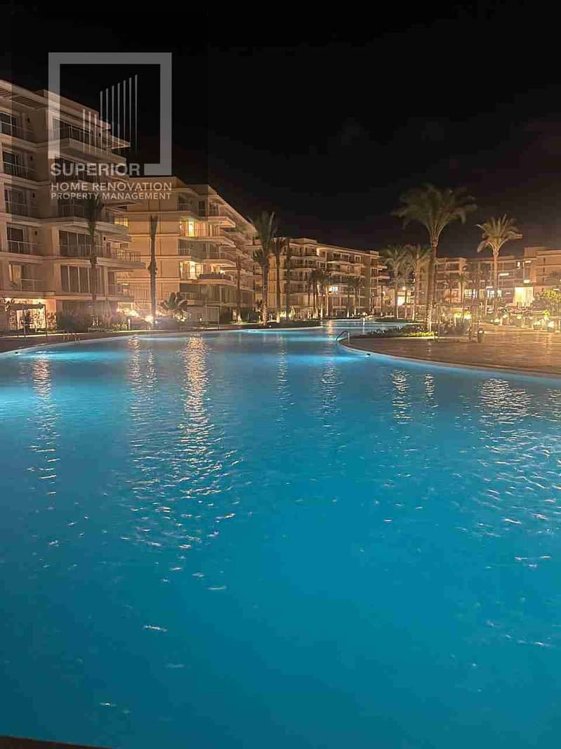 2 Bedrooms 240 sq.M Chalet for rent 4,500 EGP in Marassi, Sidi Abdel Rahman