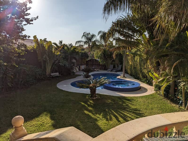 Villa for sale in Zahrat El Tagamoa Compound, fully finished, RTM, with ...