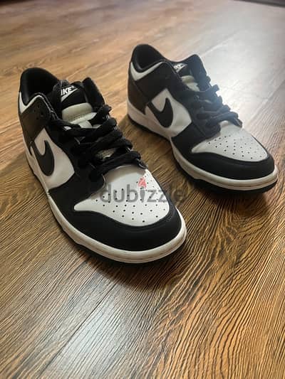original dunk low size 39