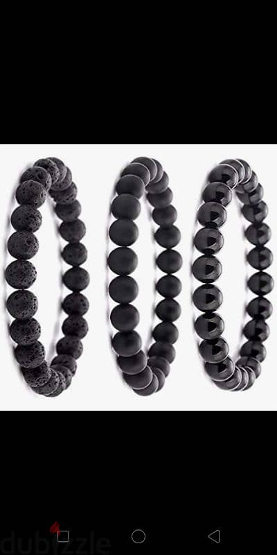 set of 3 pieces of multiple stones for men