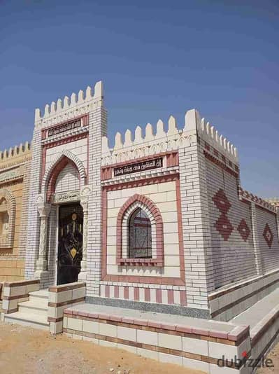 Grave for sale 40 square meters Graves Giza First Al-Wahat Road after MSA University behind Osman Residences fully licensed construction and finishing free inspection immediate delivery