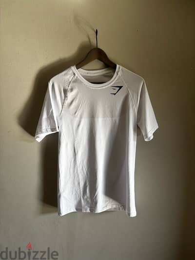 Gymshark White Phantom Compression Tshirt