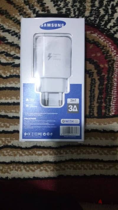 شاحن سامسونج Type-C أو Micro-USB - 3A - اختار المنفذ اللي يناسبك