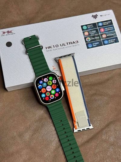 Smart watch HK 10 ULTRA 3 ساعه - إكسسوارات موبايل و تابلت - 205706905