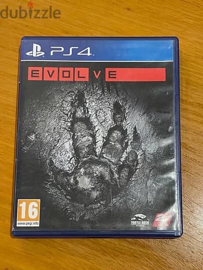 Evolve cd ps4