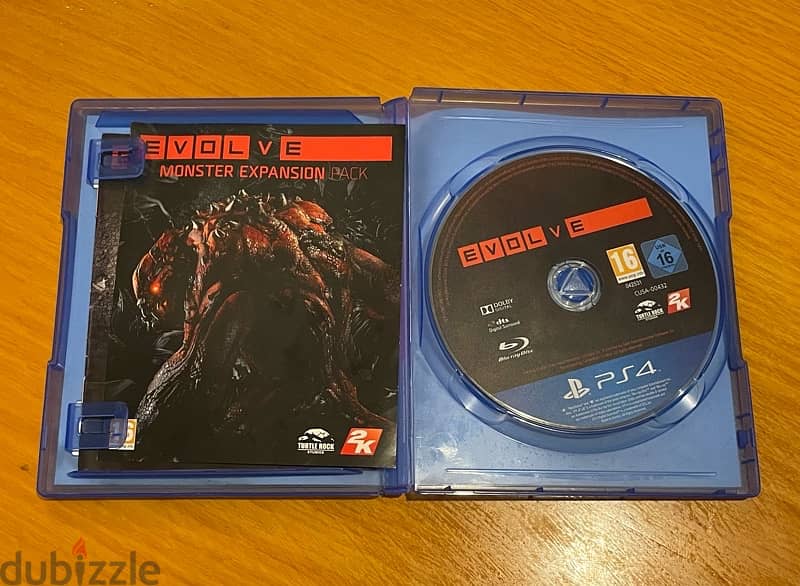 Evolve cd ps4 2