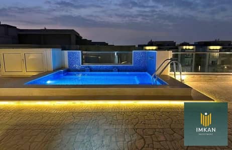 Penthouse with Jacuzzi for sale in the Fifth Settlement in the Gold Square area in the Galleria Moon Valley compound