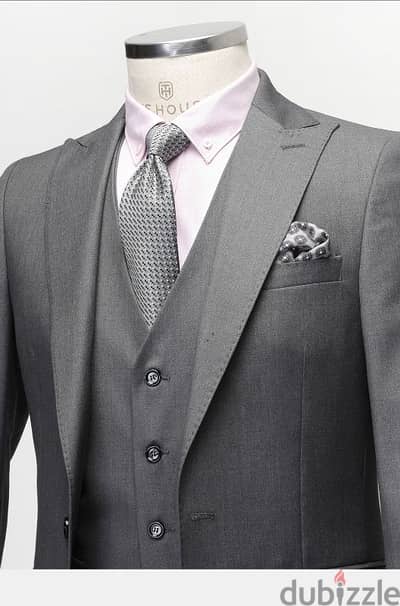BTM Suit slim fit gray size 54 new