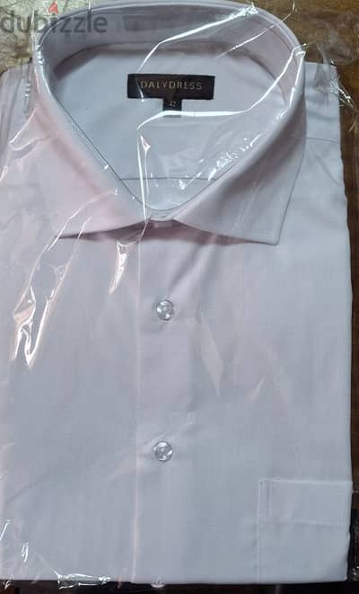 DALYDRESS REGULAR SHIRT size 42 classic white new 100% cotton