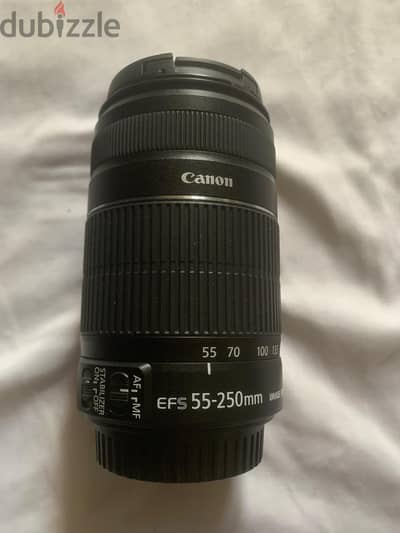 Canon EF-S 55-250 mm F/4-5.6 Telephoto Zoom Lens
