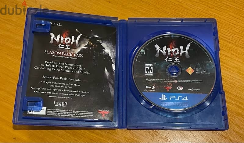 Nioh cd ps4 2