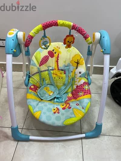 Mustela baby swing مرجيحة و باونسر ماستيلا