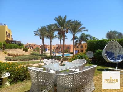 Chalet With Garden For Sale Prime location View landscape and Pool Fully Furnished and Appliances Ready to move At Mountain View Sokhna 1