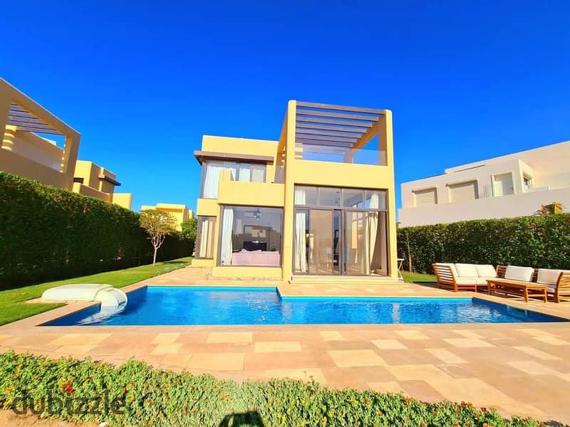 First Row Lagoon View Villa With Private Pool In El Gouna Fully 