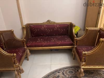 a authentic antique salon very elegant and chic
