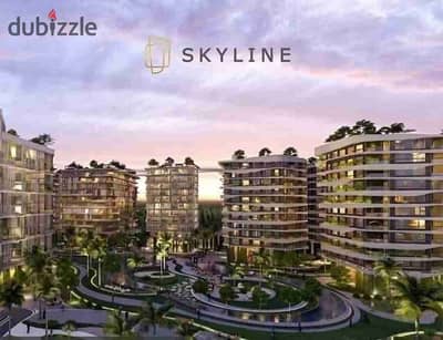 For sale, a 118-square-meter hotel apartment with ultra-luxury finishing, inside the Orouba Skyline Compound, Smouha.   Compound Orouba Skyline Smouha  Cash or installments from the owner  Area 118 square meters  3 bedrooms and 2 bathrooms  Open views of t