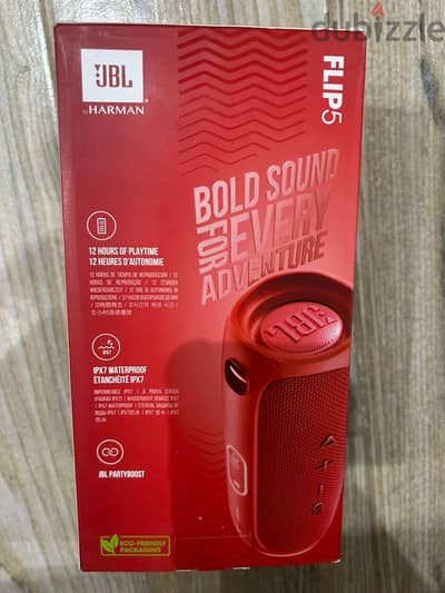 سماعة JBL Flip 5 جديدة لم تُفتح