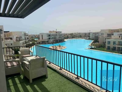 مراسي الساحل الشمالي شاليه للبيع اول صف في بلانكا بحري بأفضل فيو في بلانكا - marassi north coast