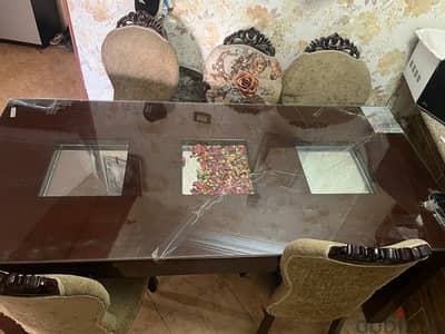 سفرة و ٦ كراسي