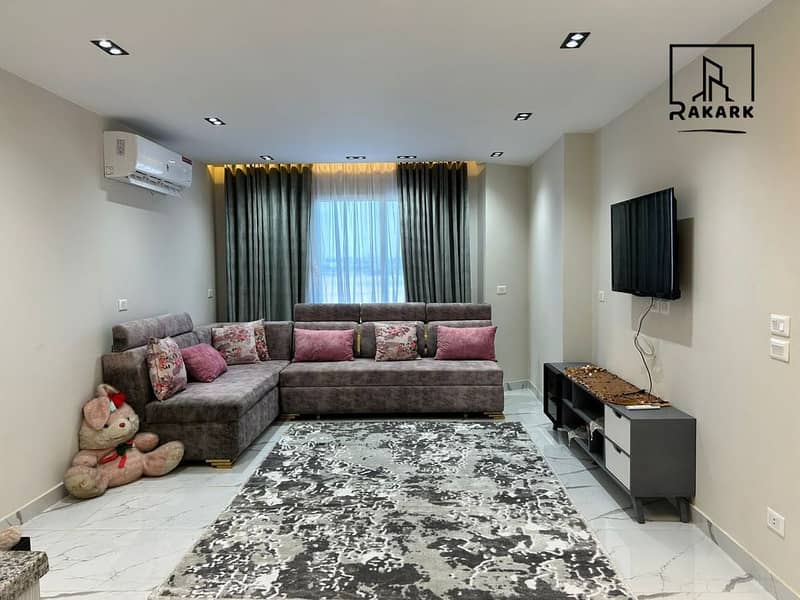 2 Bedrooms 160 sq.M Apartment for rent 45,000 EGP in New Nozha, Cairo