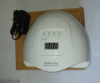 جهاز تجفيف جل طلاء الأظافر sun×5plus جديد لم ستخدم للبيع بسعر مغرى
