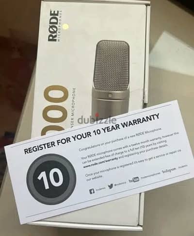 استعمال بسيط Rode NT1000 - Condenser  مايك كوندينسر Rode