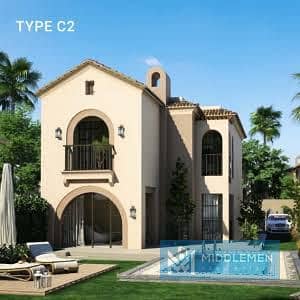 Villa standalone 354m prime location open view ready to move in sarai ...